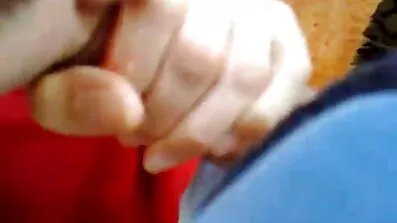Bräcklig Blond Med fittor på film Små Bröst tar en kuk i röven