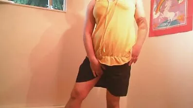 Gammal äldre hårig fitta man sprutas på hans mun och Cum Sekreterare
